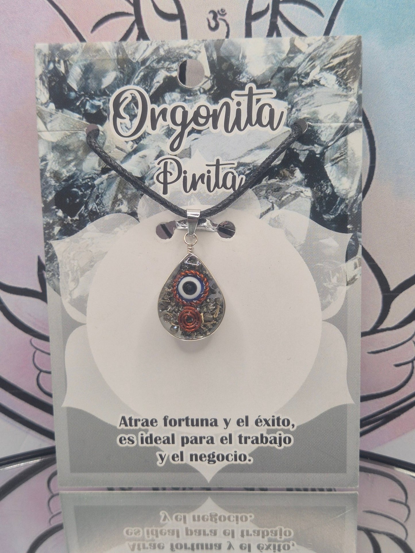 Colgante Orgonita Ojo Turco JoyeriamineralescolgantesTienda esotérica Málaga - La Tienda de Tata Magic: tienda Esotérica en Málaga