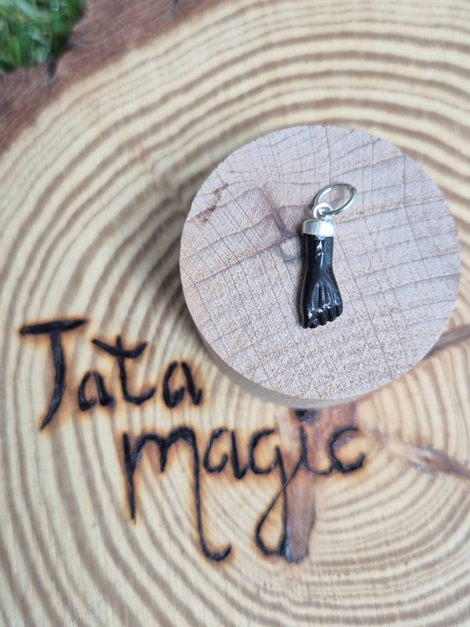 Colgante Plata 925 Figa Azabache - Consagrado Tienda esotérica Málaga - La Tienda de Tata Magic: tienda Esotérica en Málaga