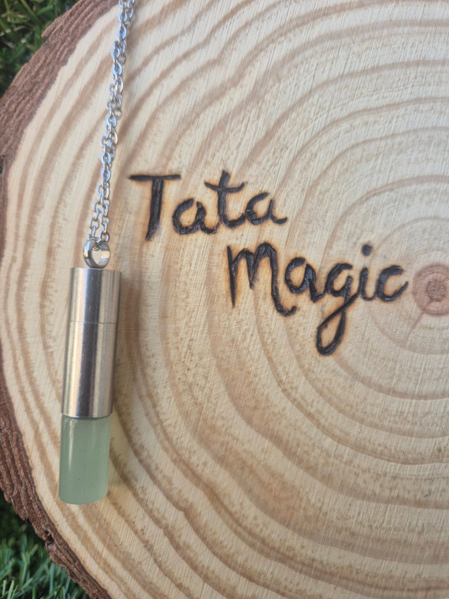 Colgante de Manifestación con Aventurina Verde y Mensaje de la Kabbalah - Prosperidad y Protección Unisex Tienda esotérica Málaga - La Tienda de Tata Magic: tienda Esotérica en Málaga