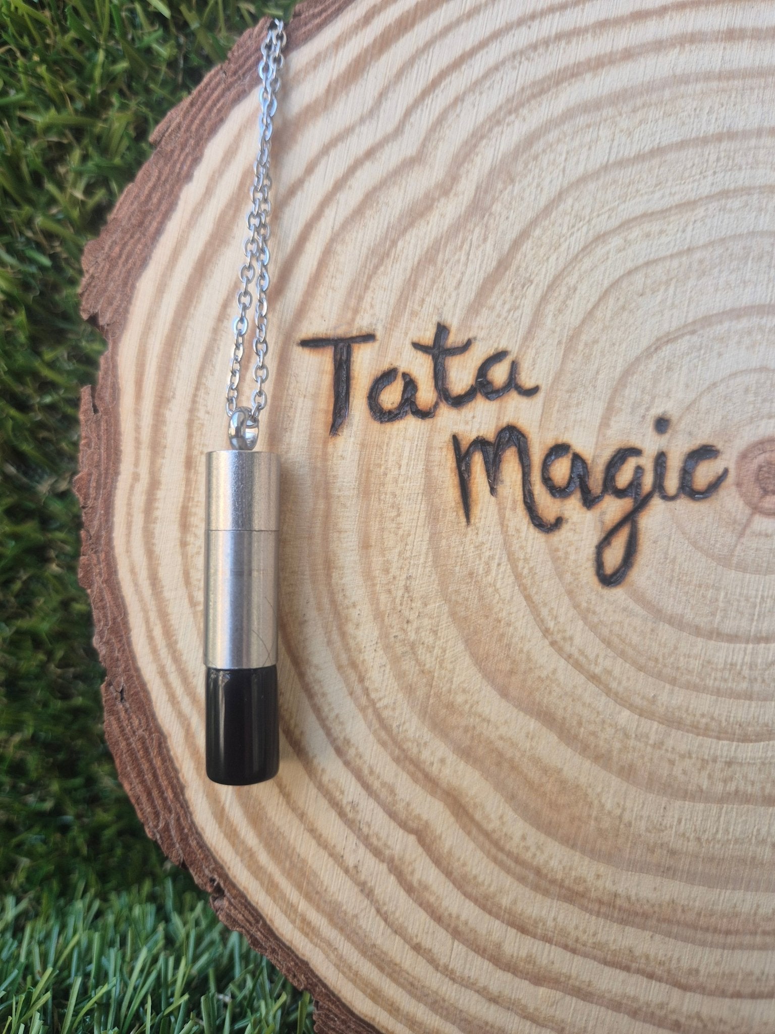 Colgante de Manifestación con Ónix y Mensaje de la kabbalah - Fuerza y Protección Unisex Tienda esotérica Málaga - La Tienda de Tata Magic: tienda Esotérica en Málaga