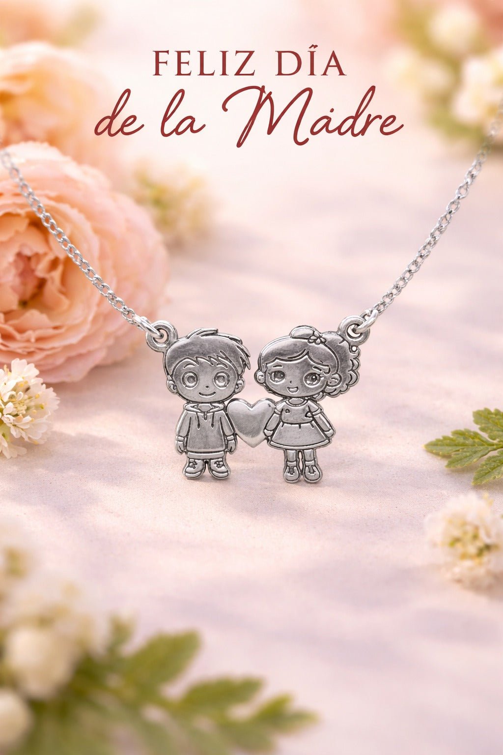 Colgante Niños de Plata – Lleva Siempre a tus Hijos en el Corazón JoyeríaTienda esotérica Málaga - La Tienda de Tata Magic: tienda Esotérica en Málaga