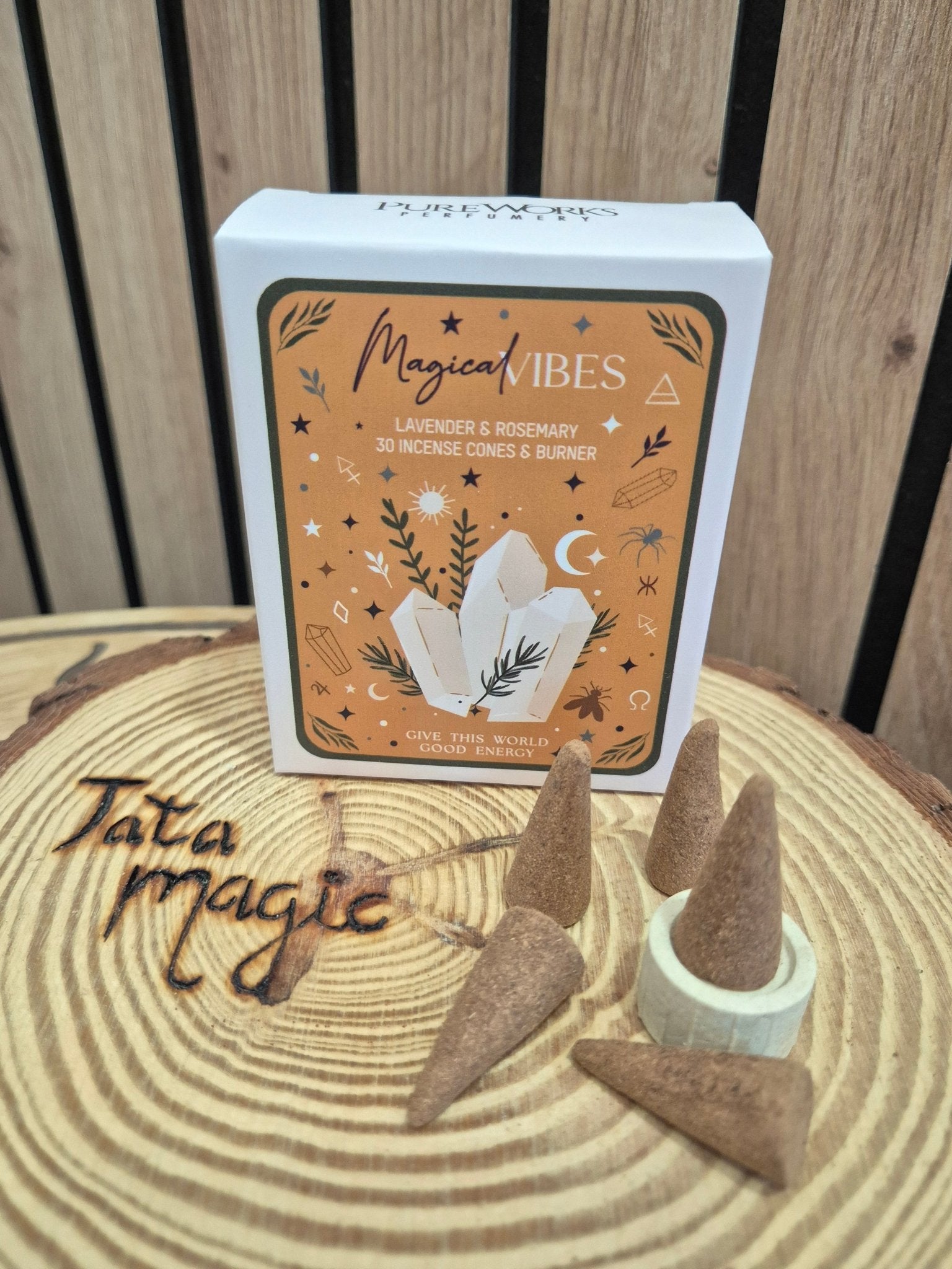 Conos de Incienso Pureworks — Magia Aromática en Cada Espiral de Humo Inciensos ConoTienda esotérica Málaga - La Tienda de Tata Magic: tienda Esotérica en Málaga