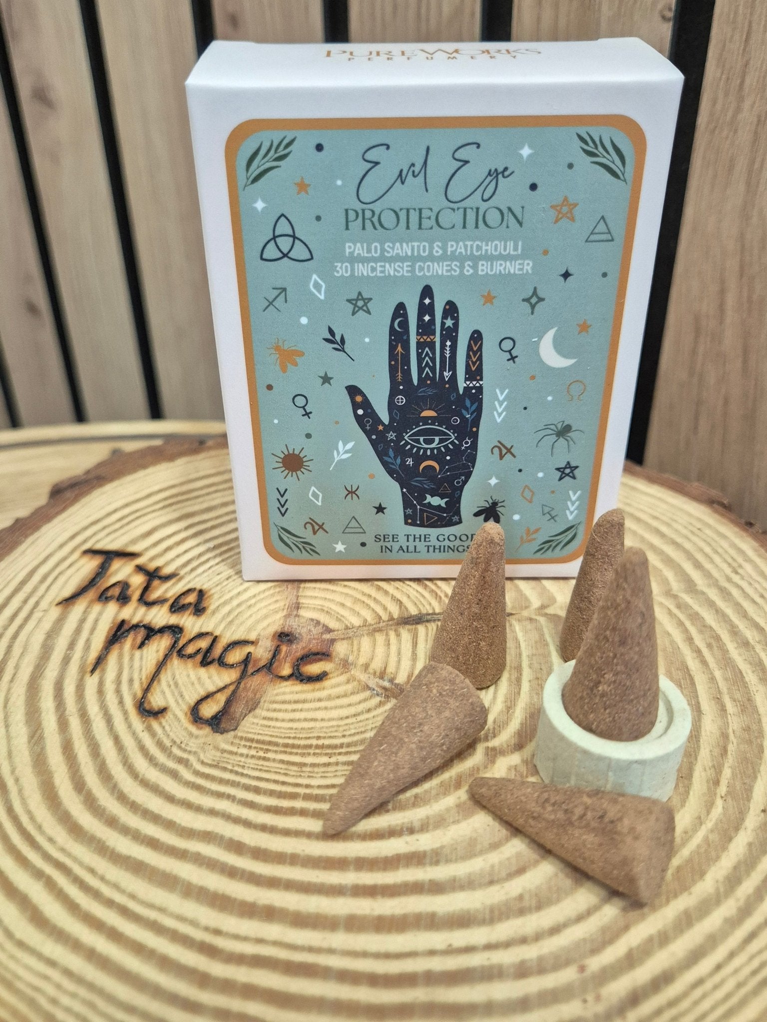 Conos de Incienso Pureworks — Magia Aromática en Cada Espiral de Humo Inciensos ConoTienda esotérica Málaga - La Tienda de Tata Magic: tienda Esotérica en Málaga
