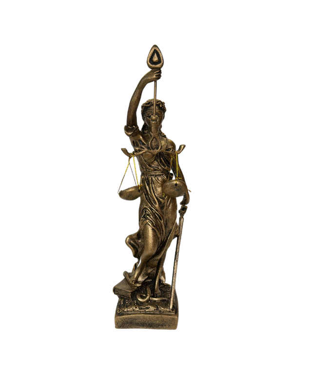 Figura - Diosa de la Justicia. 30 cm.