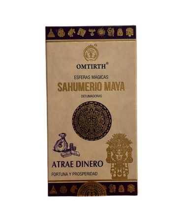 Esferas Mágicas Defumadoras Omtirth Sahumerio Maya.