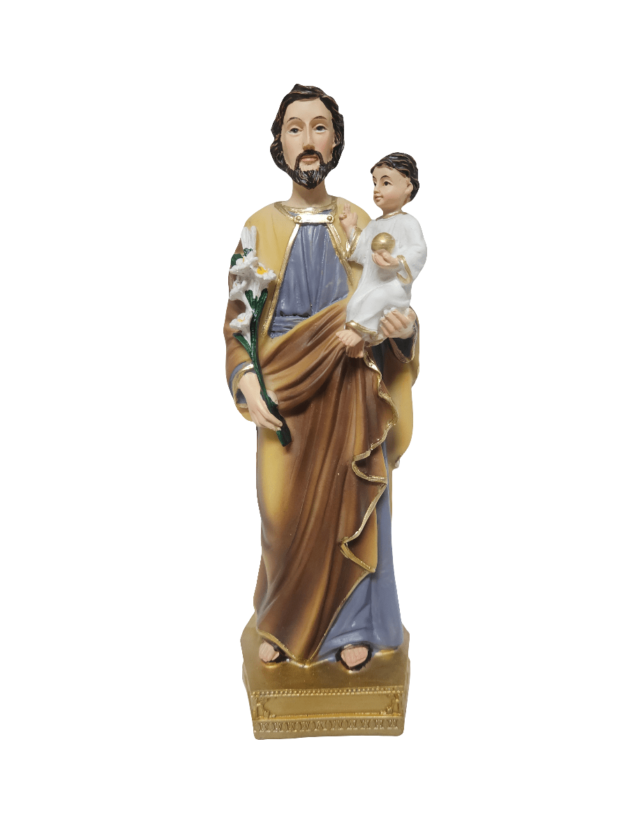 Figura - San José Grande - Con Niño en Brazos. Tienda esotérica Málaga - La Tienda de Tata Magic: tienda Esotérica en Málaga