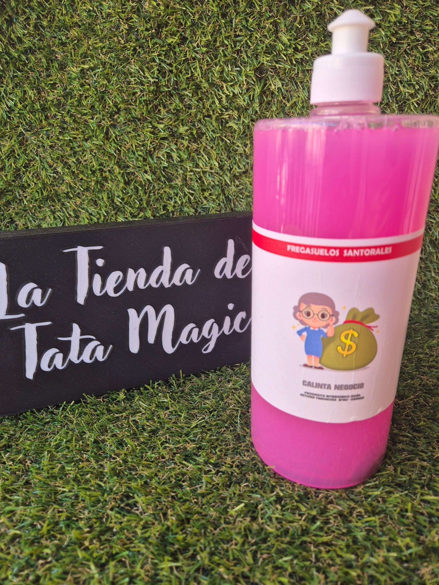 Friegasuelos Santorales Calienta Negocio 1 Litro con Hierba - Activa Ventas y Prosperidad Ritualizado según Tradición Afro Cubana Tienda esotérica Málaga - La Tienda de Tata Magic: tienda Esotérica en Málaga