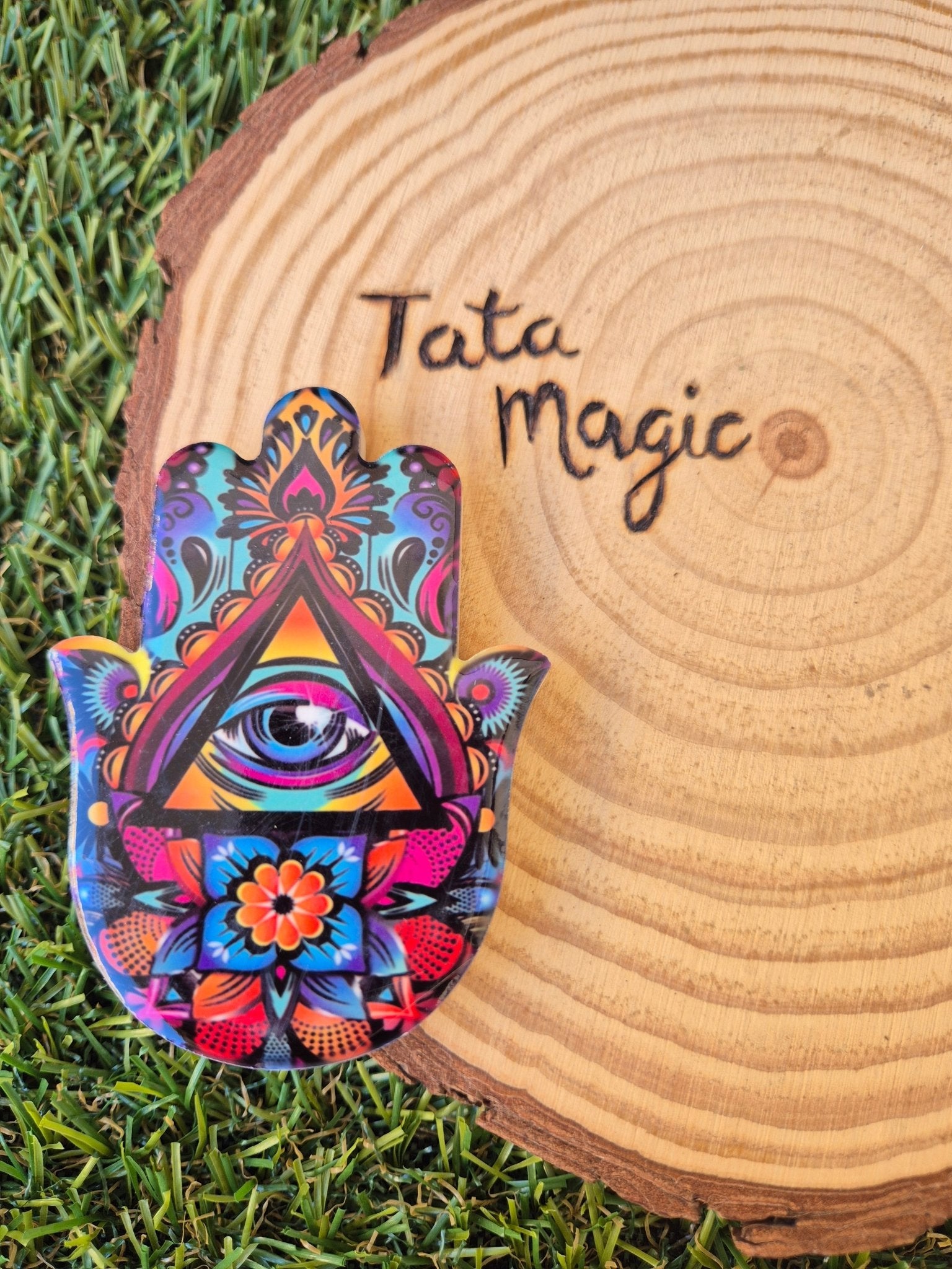 Imán Mano de Fátima - Protectora contra el Mal de Ojo Tienda esotérica Málaga - La Tienda de Tata Magic: tienda Esotérica en Málaga