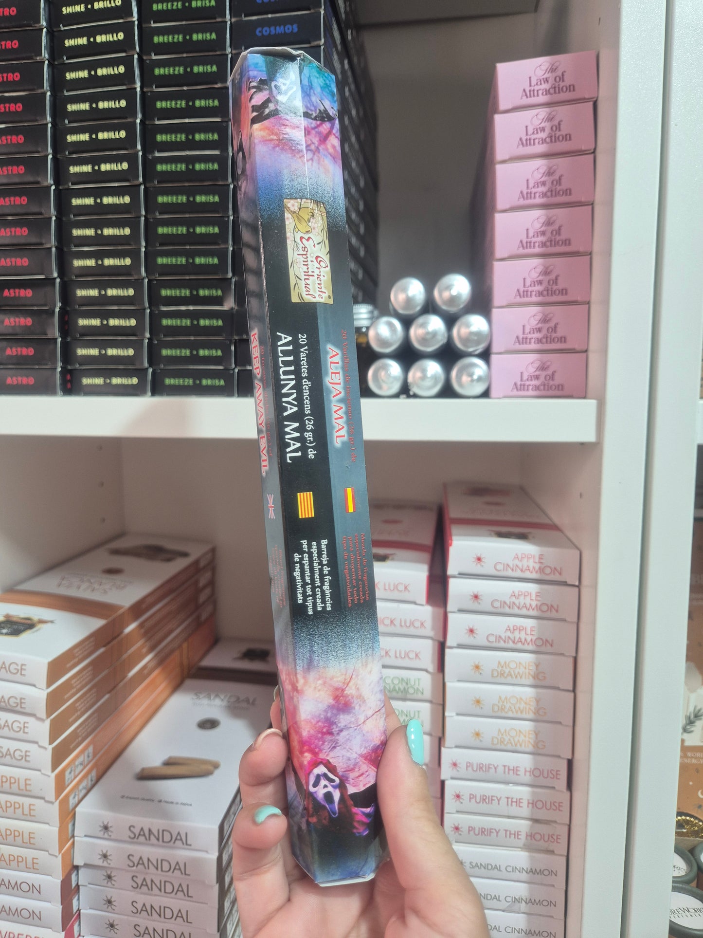 Incienso Aleja Mal hexagonal- Protección espiritual y barrera contra energías negativas