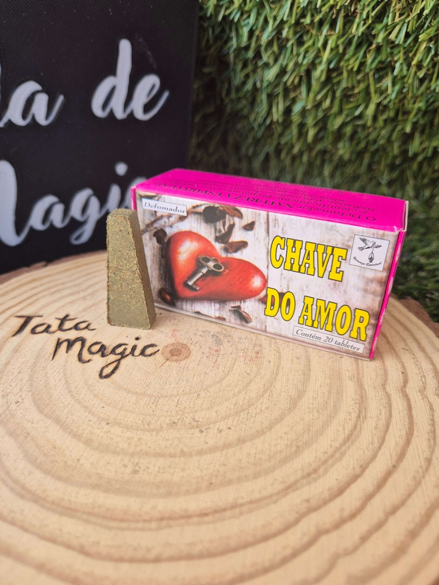 Incienso Defumador Brasileño Llave del Amor - Atrae Amor, Unión y Dulzura 20 Tabletas Tienda esotérica Málaga - La Tienda de Tata Magic: tienda Esotérica en Málaga