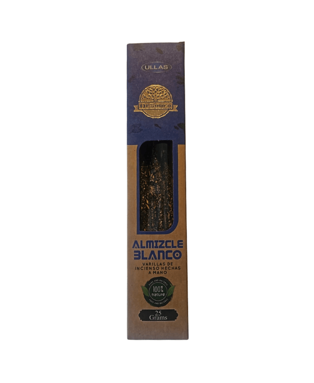 Incienso Orgánico Varillas Ullas Almizcle Blanco - Armonía, Pureza y Equilibrio Tienda esotérica Málaga - La Tienda de Tata Magic: tienda Esotérica en Málaga
