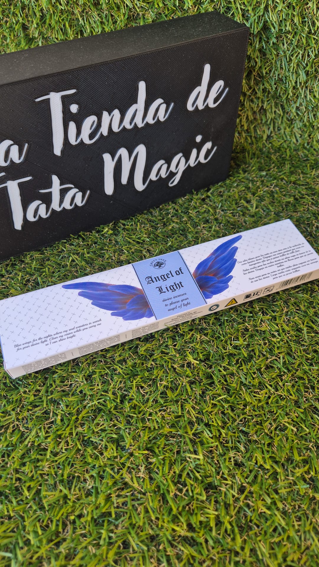 Incienso Ángel de la Guarda de la Luz de Green Tree - Purificación y Paz Interior Tienda esotérica Málaga - La Tienda de Tata Magic: tienda Esotérica en Málaga
