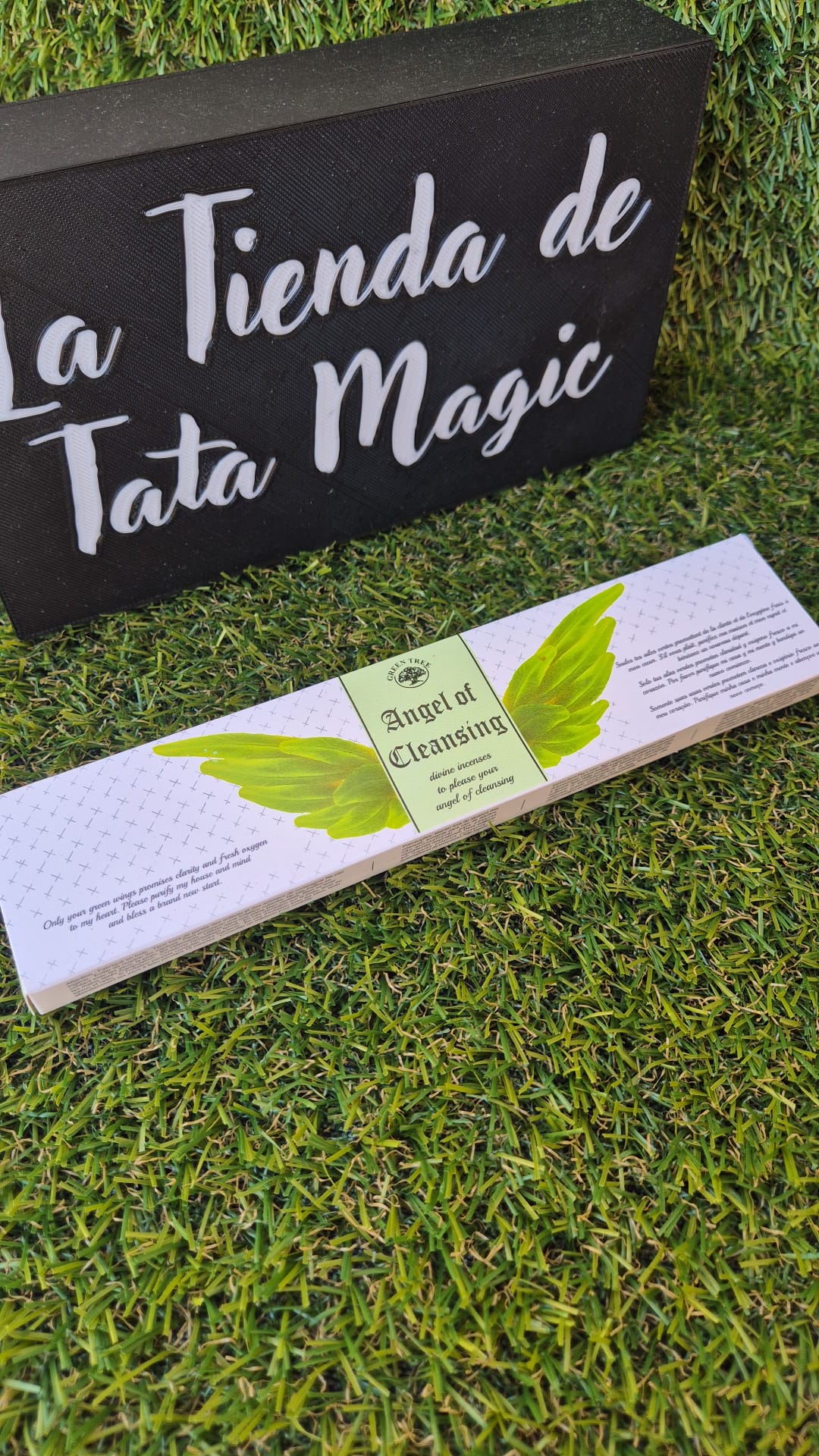 Incienso Ángel de la Guarda para la Limpieza de Green Tree - Limpieza Energética y Protección Tienda esotérica Málaga - La Tienda de Tata Magic: tienda Esotérica en Málaga