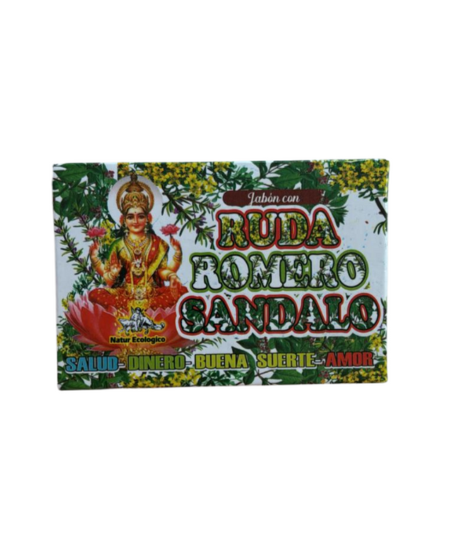 JABÓN CON RUDA, ROMERO Y SÁNDALO