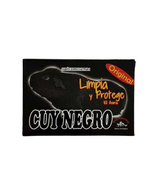 Jabón - Limpiar y proteger el aura. Cuy negro