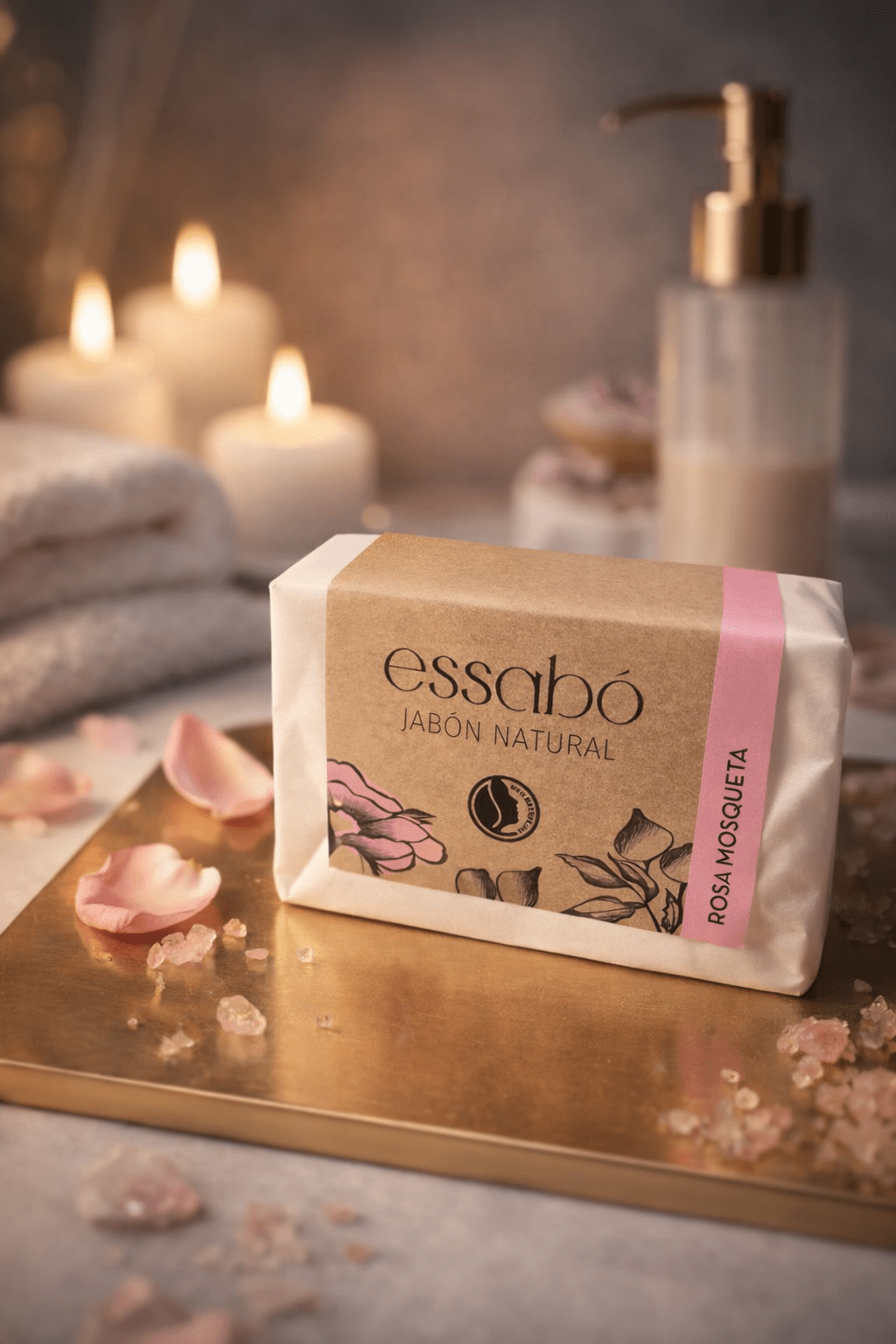 Jabón Orgánico Natural Rosa Mosqueta de Essabo Jabón ArtesanalTienda esotérica Málaga - La Tienda de Tata Magic: tienda Esotérica en Málaga