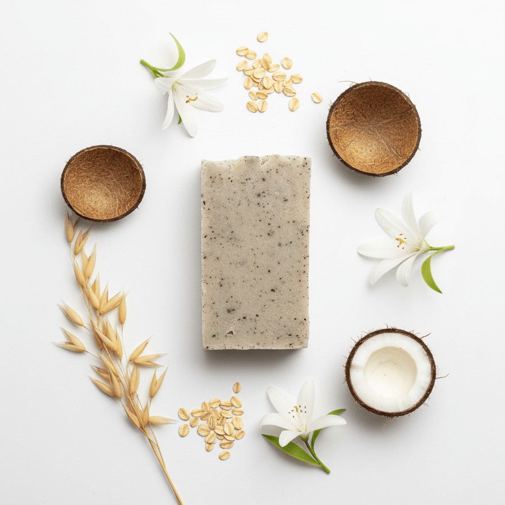 Jabón de Coco y Avena de Miaqua Perfums - Orgánico para Limpieza Energética, Paz y Equilibrio Natural Jabón EsotéricoTienda esotérica Málaga - La Tienda de Tata Magic: tienda Esotérica en Málaga