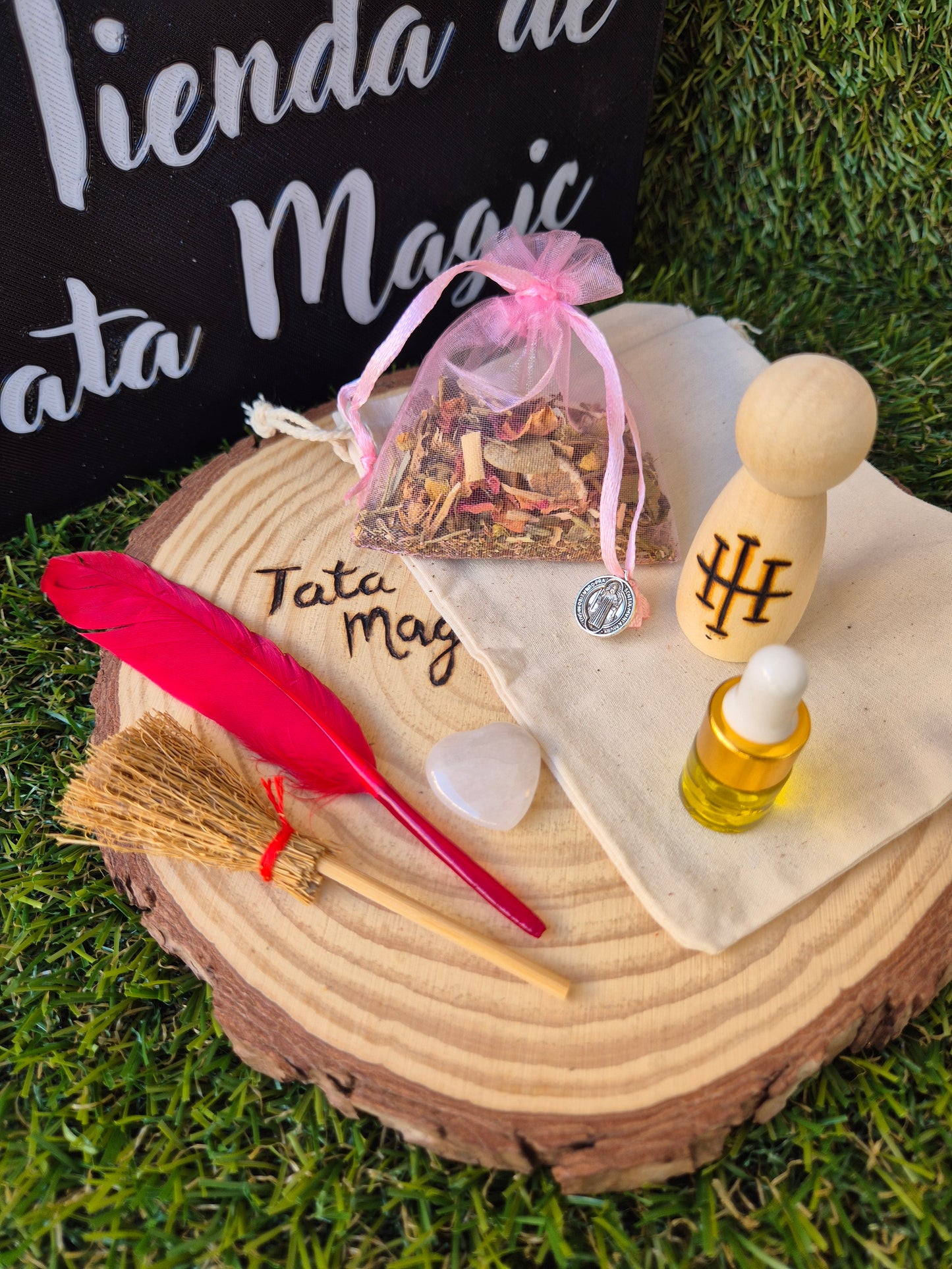 Kit de Bruja para el Bolso -  Protección, Limpieza y Energía Mágica