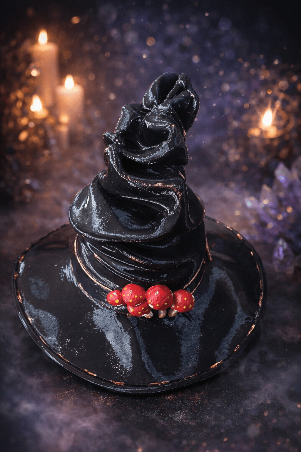 La Moldavita Escondida en Gorro de Bruja - Edición Limitada 15 Unidades Edición EspecialTienda esotérica Málaga - La Tienda de Tata Magic: tienda Esotérica en Málaga