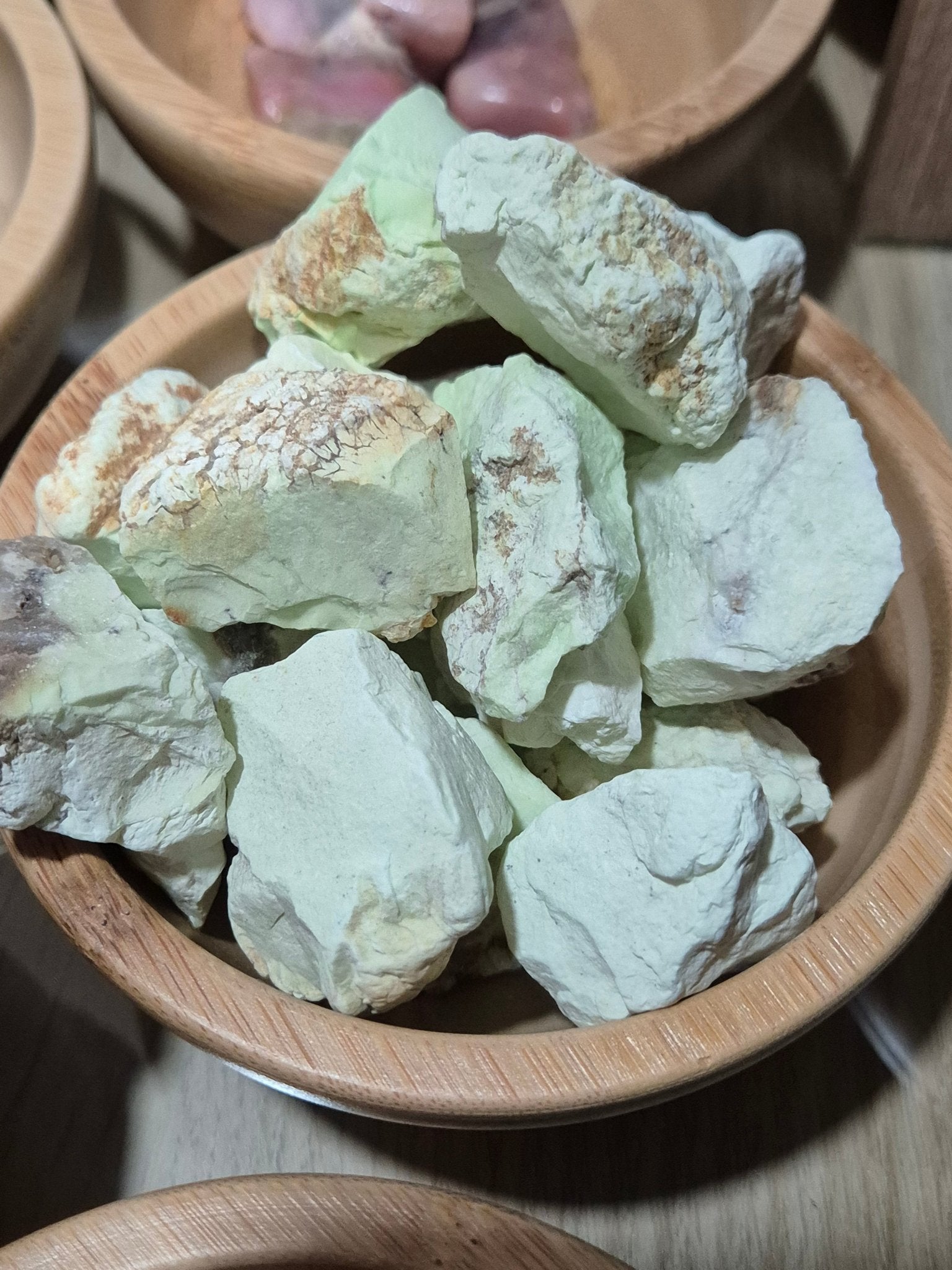 Mineral Crisoprasa Limón (unidad) minerales brutoTienda esotérica Málaga - La Tienda de Tata Magic: tienda Esotérica en Málaga