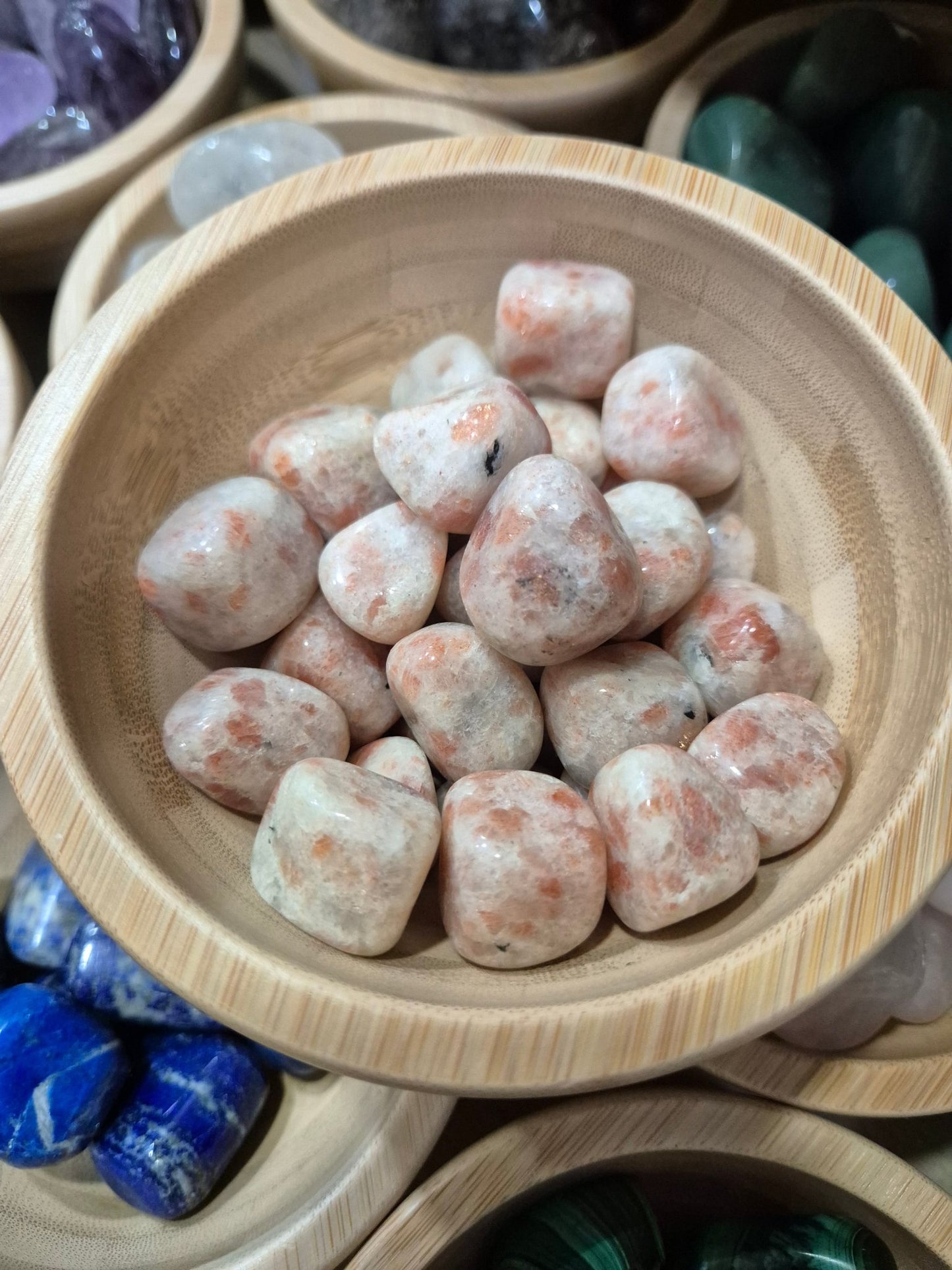 Mineral Piedra Sol - Alegría, vitalidad, confianza y abre caminos (precio unidad) mineralesrodadosTienda esotérica Málaga - La Tienda de Tata Magic: tienda Esotérica en Málaga