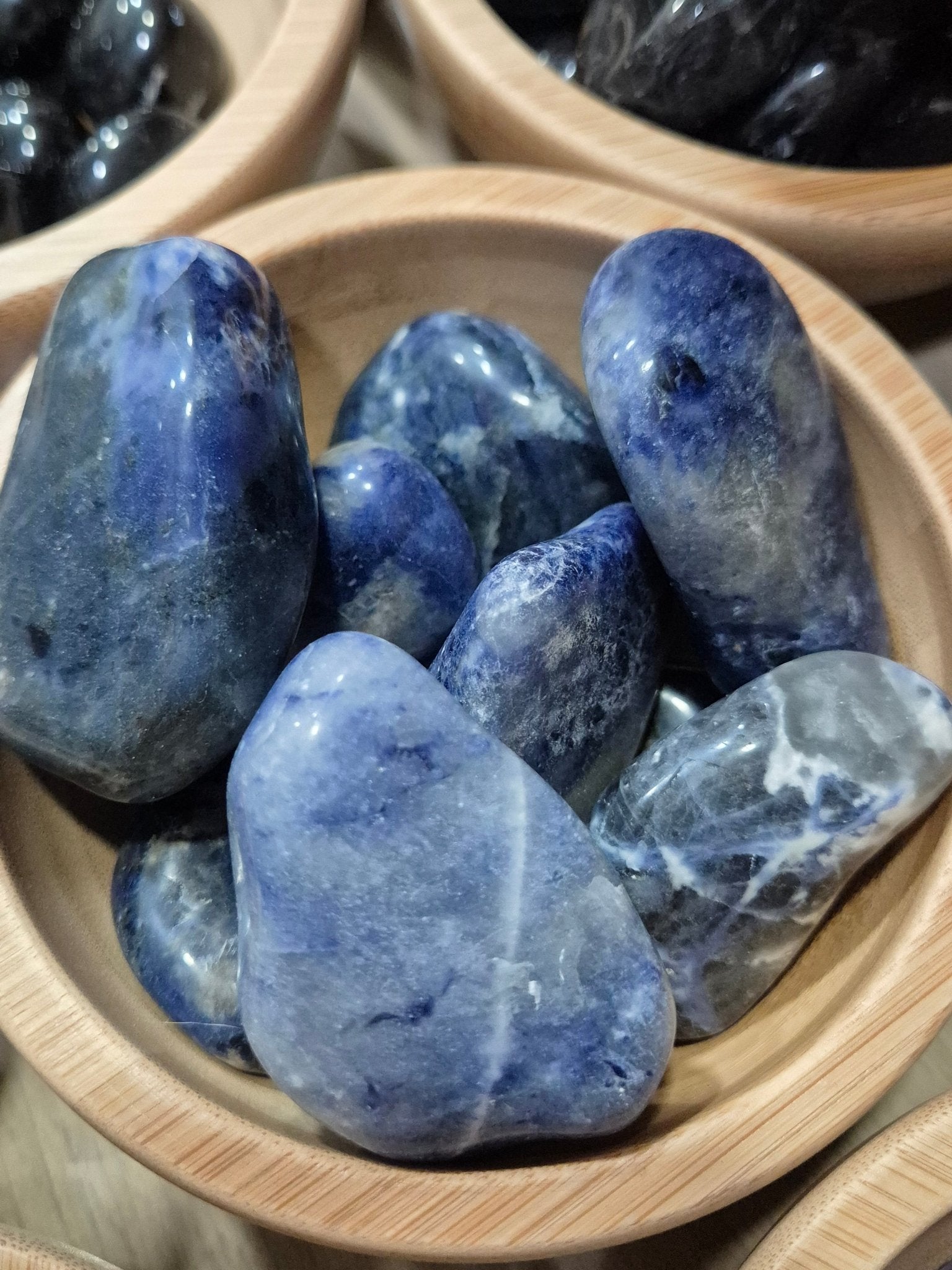 Mineral Sodalita Grande ( unidad) mineralesrodadosTienda esotérica Málaga - La Tienda de Tata Magic: tienda Esotérica en Málaga