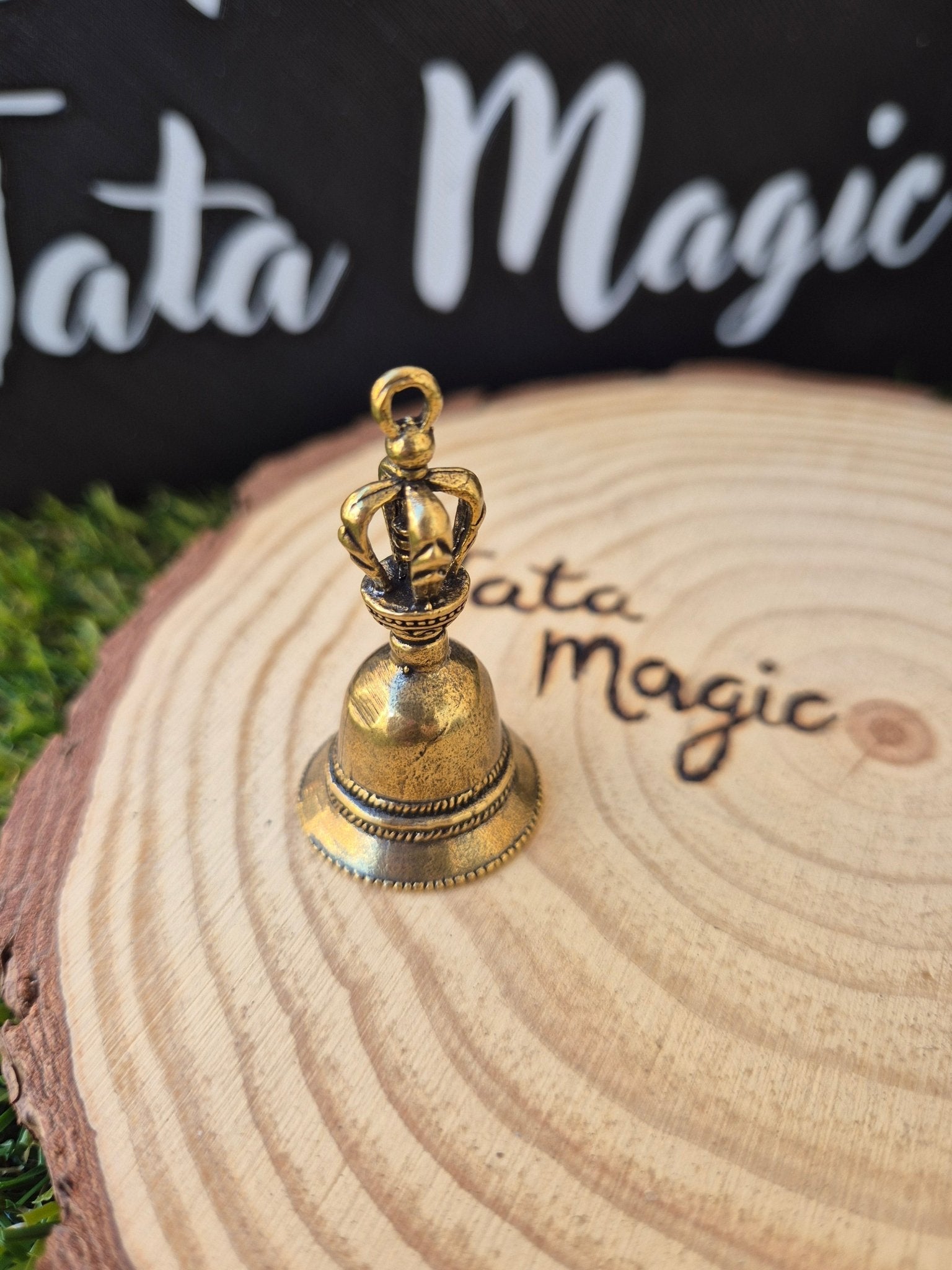 Mini Campana Tibetana con Dorje - Purificación y Meditación Sagrada Tienda esotérica Málaga - La Tienda de Tata Magic: tienda Esotérica en Málaga