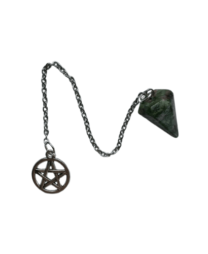 Péndulo - Fucsita Con Rubi pendulosmineralesTienda esotérica Málaga - La Tienda de Tata Magic: tienda Esotérica en Málaga