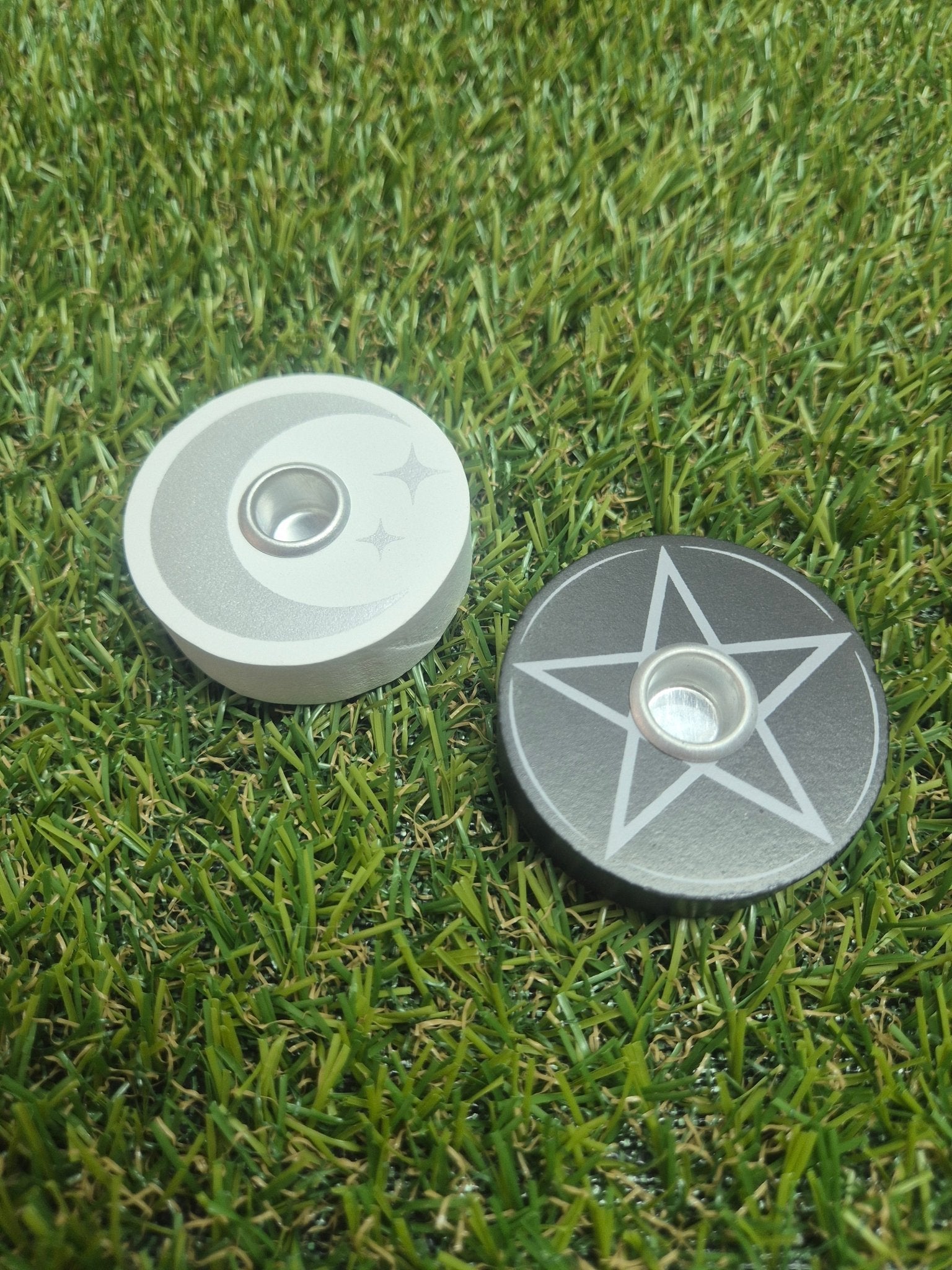 Porta incienso / Porta velas hechizo de la luna (velas de novena) - pack de 2 Tienda esotérica Málaga - La Tienda de Tata Magic: tienda Esotérica en Málaga