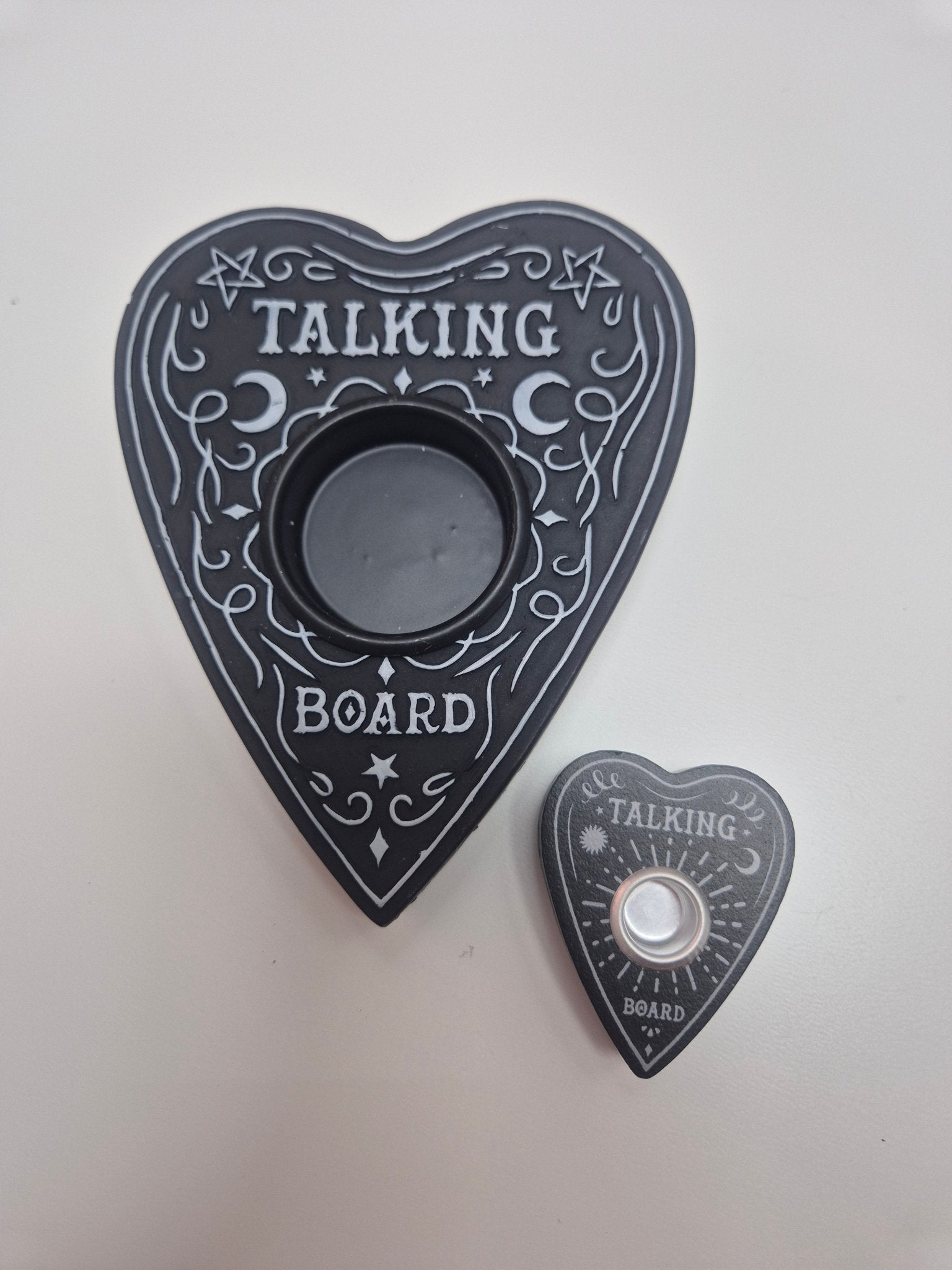 Porta velas y porta inciensos "Talking Board" - estilo ouija planchette mística VelasTienda esotérica Málaga - La Tienda de Tata Magic: tienda Esotérica en Málaga