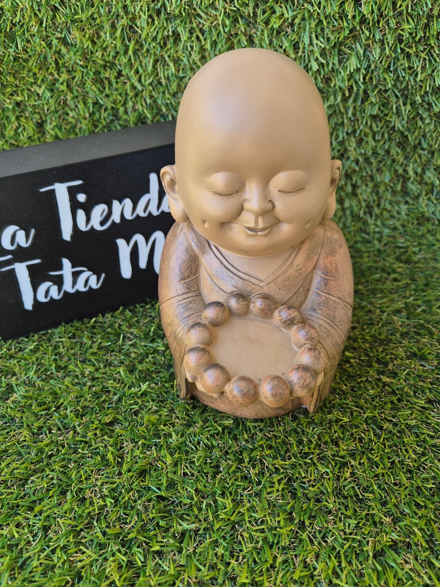 Portavelas Monje Grande - Decoración Zen y Meditación para el Hogar VelasTienda esotérica Málaga - La Tienda de Tata Magic: tienda Esotérica en Málaga