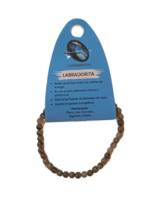 Pulsera Labradorita 4 mm