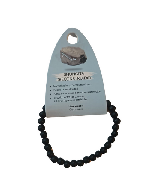 Pulsera Shungita Reconstituida 4mm