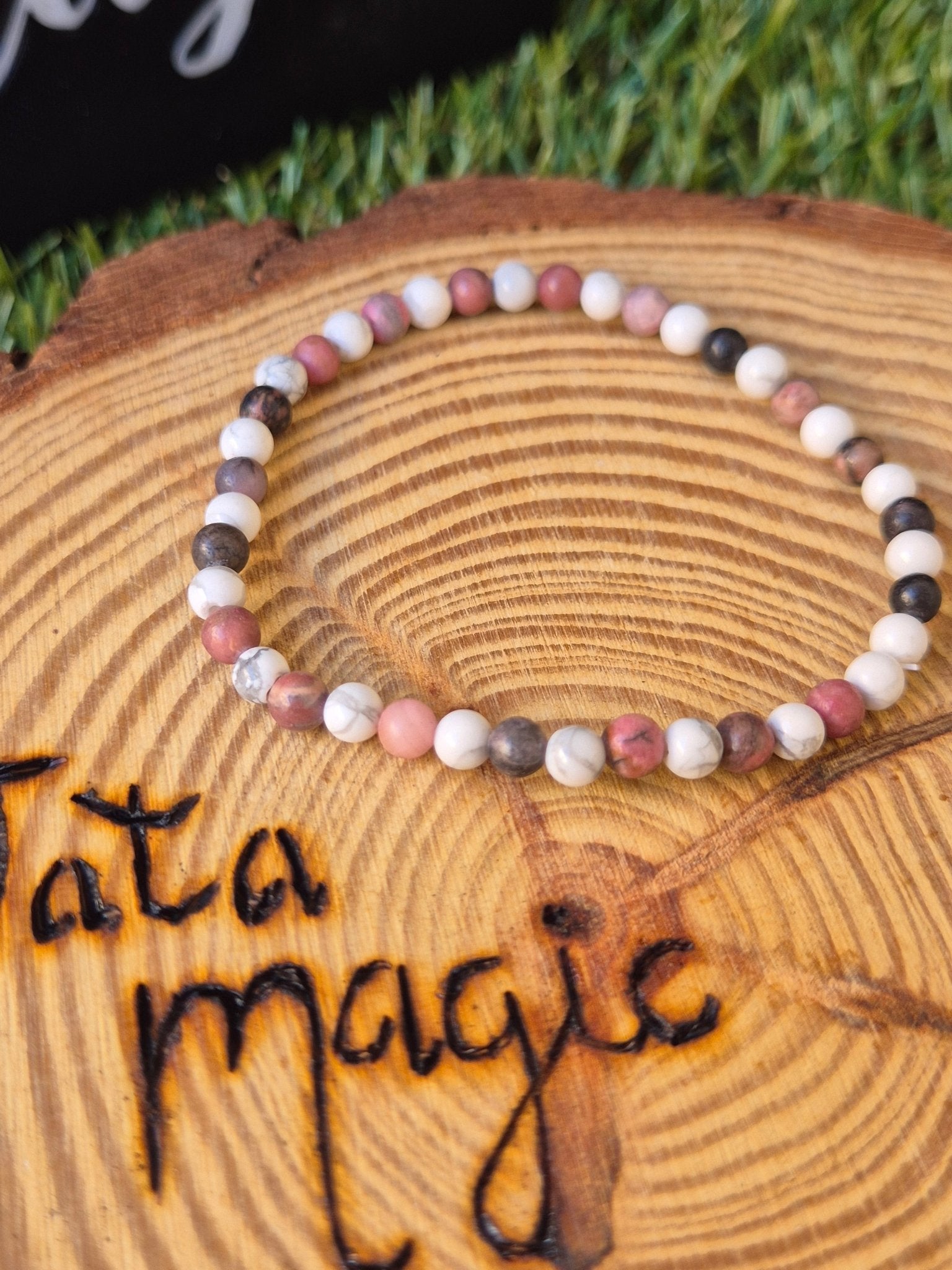 Pulsera Equilibrio Emocional 4mm JoyeriamineralespulserasTienda esotérica Málaga - La Tienda de Tata Magic: tienda Esotérica en Málaga