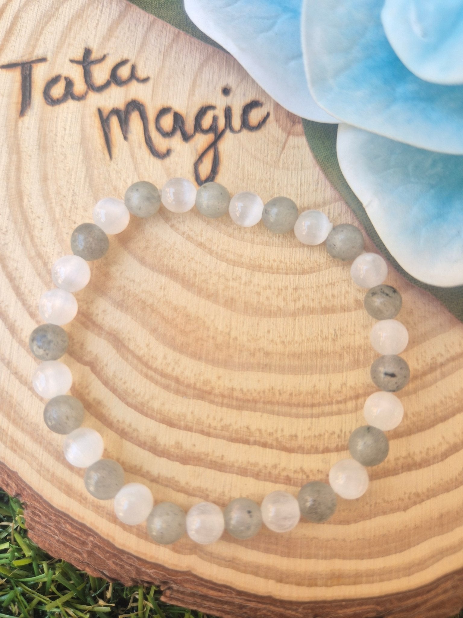 Pulsera Inseguridad Mental 6mm - Calma, Confianza y Equilibrio JoyeriamineralespulserasTienda esotérica Málaga - La Tienda de Tata Magic: tienda Esotérica en Málaga