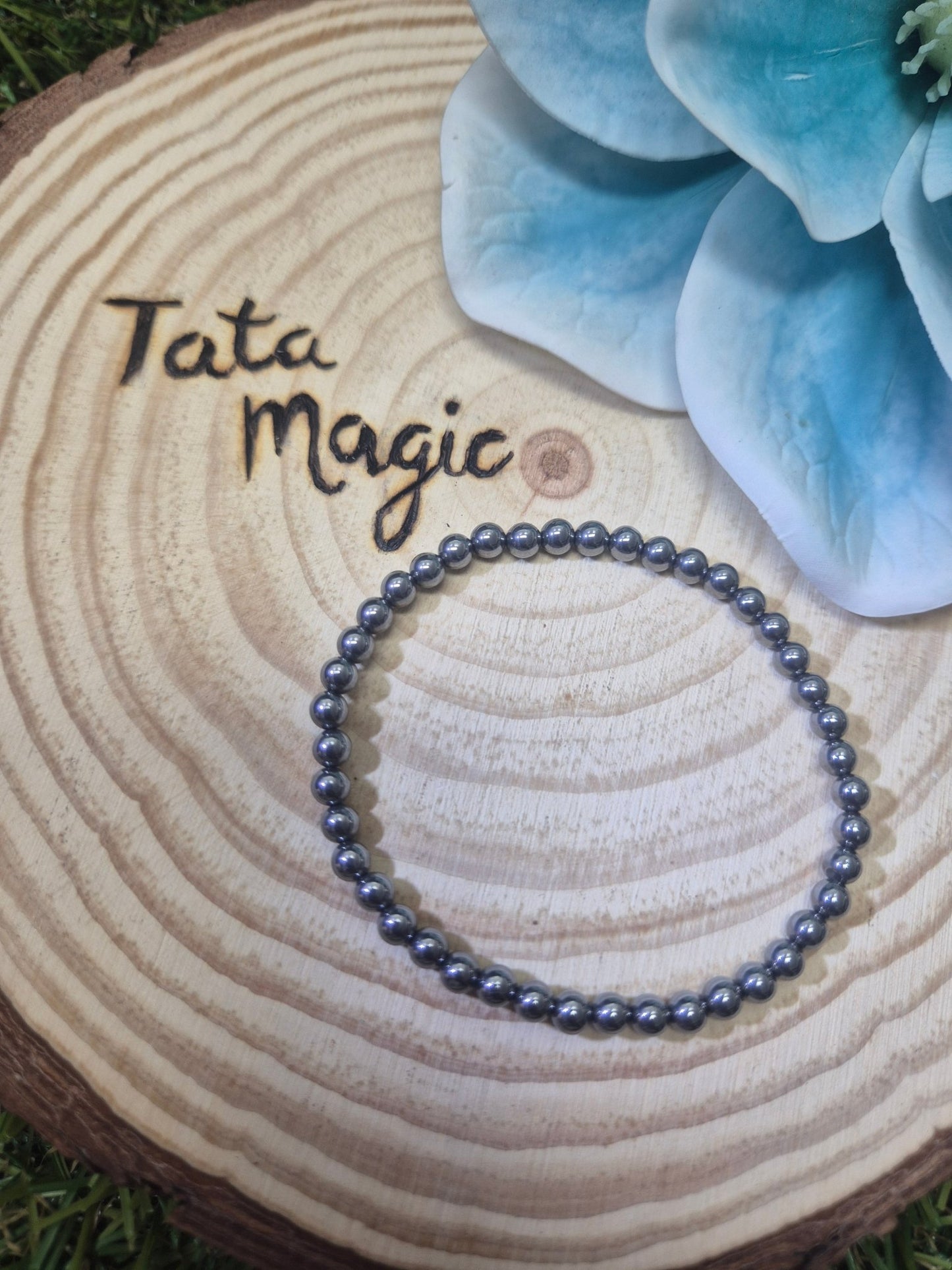 Pulsera Terahercio 4mm - Protección cuántica, vitalidad y energía antiirradiación JoyeriamineralespulserasTienda esotérica Málaga - La Tienda de Tata Magic: tienda Esotérica en Málaga