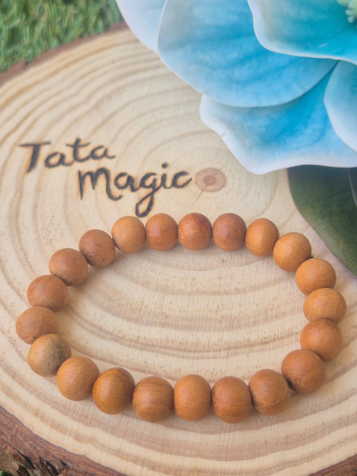 Pulsera de Cedro 8mm - Protección y Energía Sagrada Tienda esotérica Málaga - La Tienda de Tata Magic: tienda Esotérica en Málaga