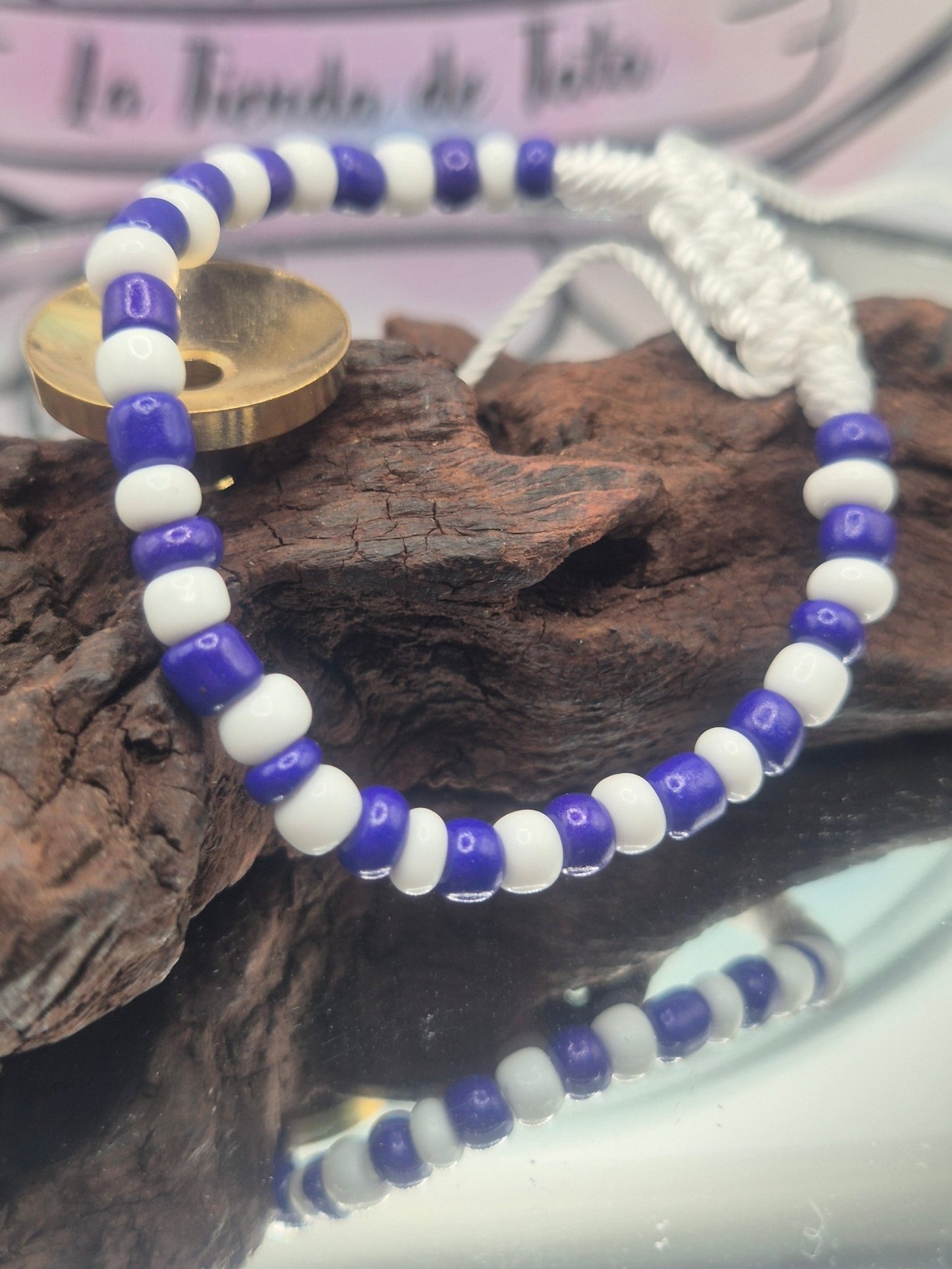 Pulsera de los Orishas - Yemanyá Tienda esotérica Málaga - La Tienda de Tata Magic: tienda Esotérica en Málaga
