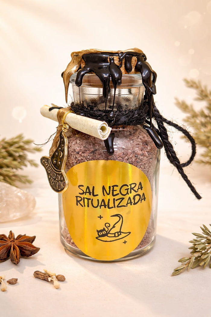 Sal Negra Ritualizada para Protección y Limpieza Energética
