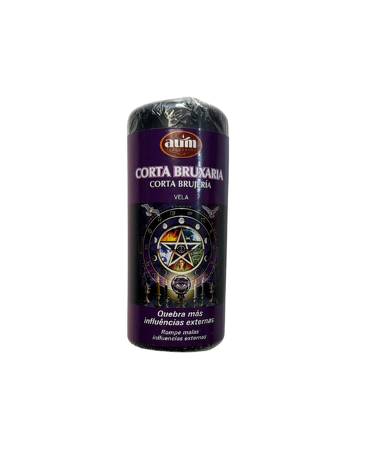 Vela Corta Brujería. Rompe Malas Influencias Externas.