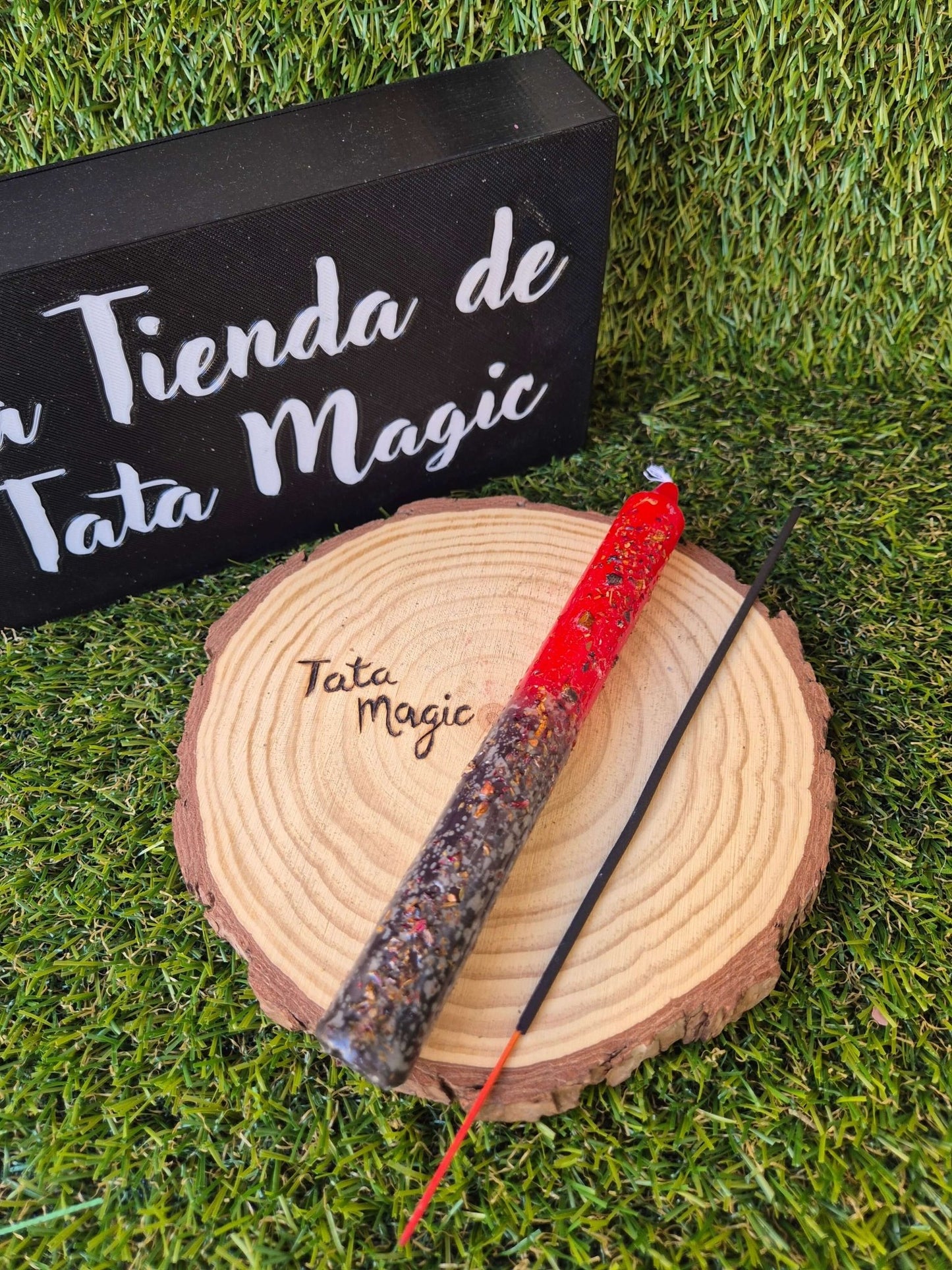 Vela Hebórea Pomba Gira de 7 Llaves - Abrir Caminos, Amor y Empoderamiento VelasTienda esotérica Málaga - La Tienda de Tata Magic: tienda Esotérica en Málaga