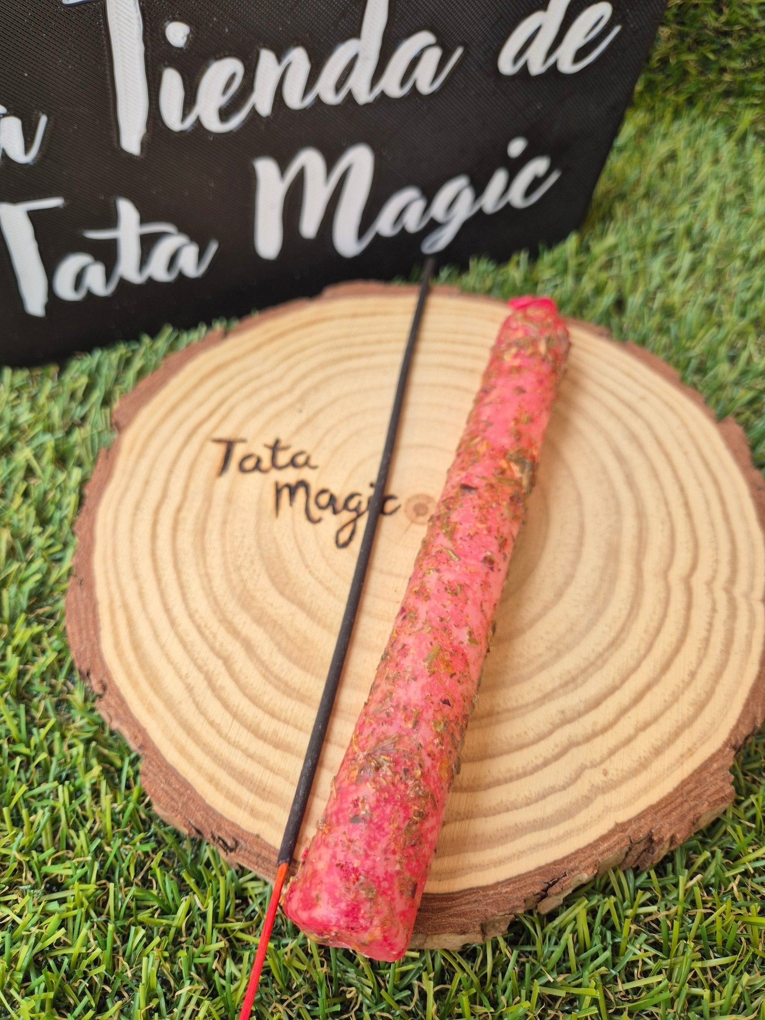 Vela Herbórea Abrecaminos del Amor Ritualizadas - Energía y Pasión VelasTienda esotérica Málaga - La Tienda de Tata Magic: tienda Esotérica en Málaga