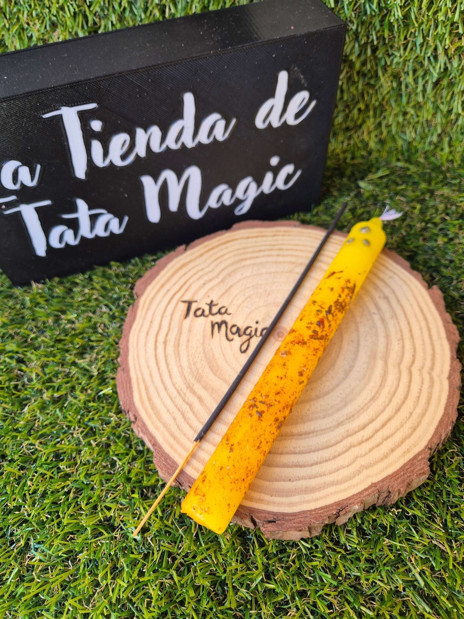 Vela Herbórea Dinero de 7 Llaves - Abundancia, Ventas y Prosperidad VelasTienda esotérica Málaga - La Tienda de Tata Magic: tienda Esotérica en Málaga