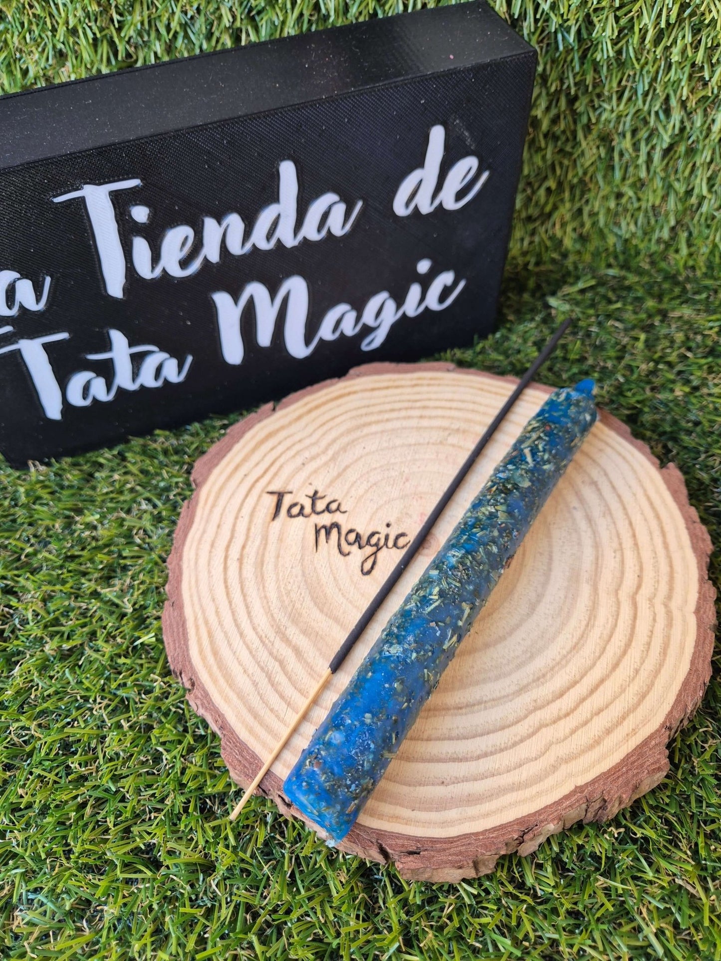 Vela Herbórea Exámenes de 7 Llaves - Concentración y Suerte Rápida VelasTienda esotérica Málaga - La Tienda de Tata Magic: tienda Esotérica en Málaga