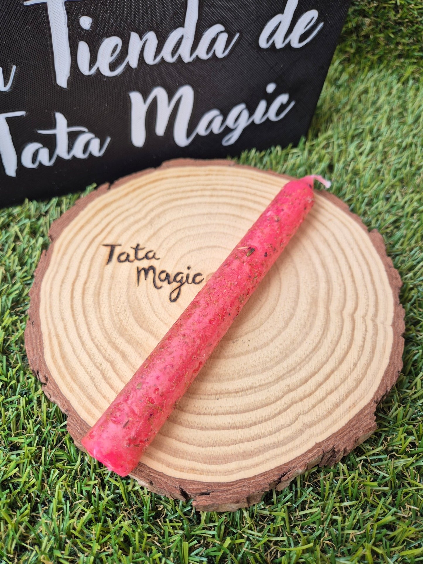 Vela Herbórea Garrapata Ritualizada - Unión, Amor y Fidelidad VelasTienda esotérica Málaga - La Tienda de Tata Magic: tienda Esotérica en Málaga