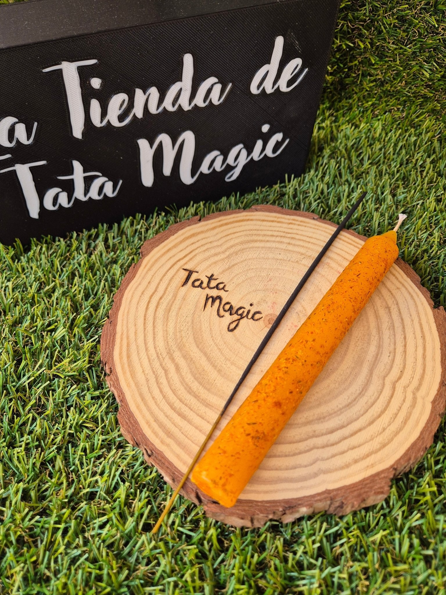 Vela Ritualizada Palo Santo VelasTienda esotérica Málaga - La Tienda de Tata Magic: tienda Esotérica en Málaga