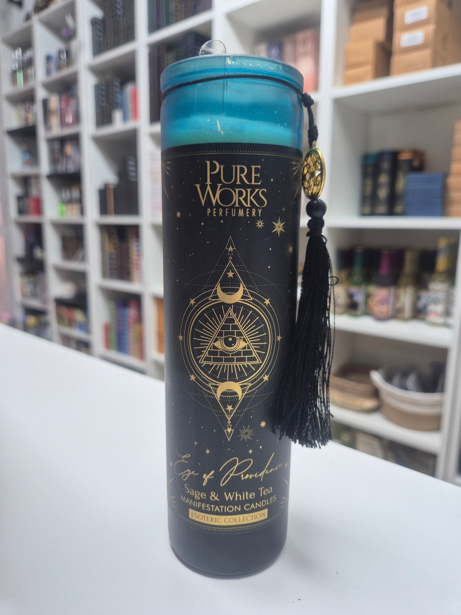 Vela de Manifestación 300grs Pureworks perfumadas (vidrio) VelasTienda esotérica Málaga - La Tienda de Tata Magic: tienda Esotérica en Málaga