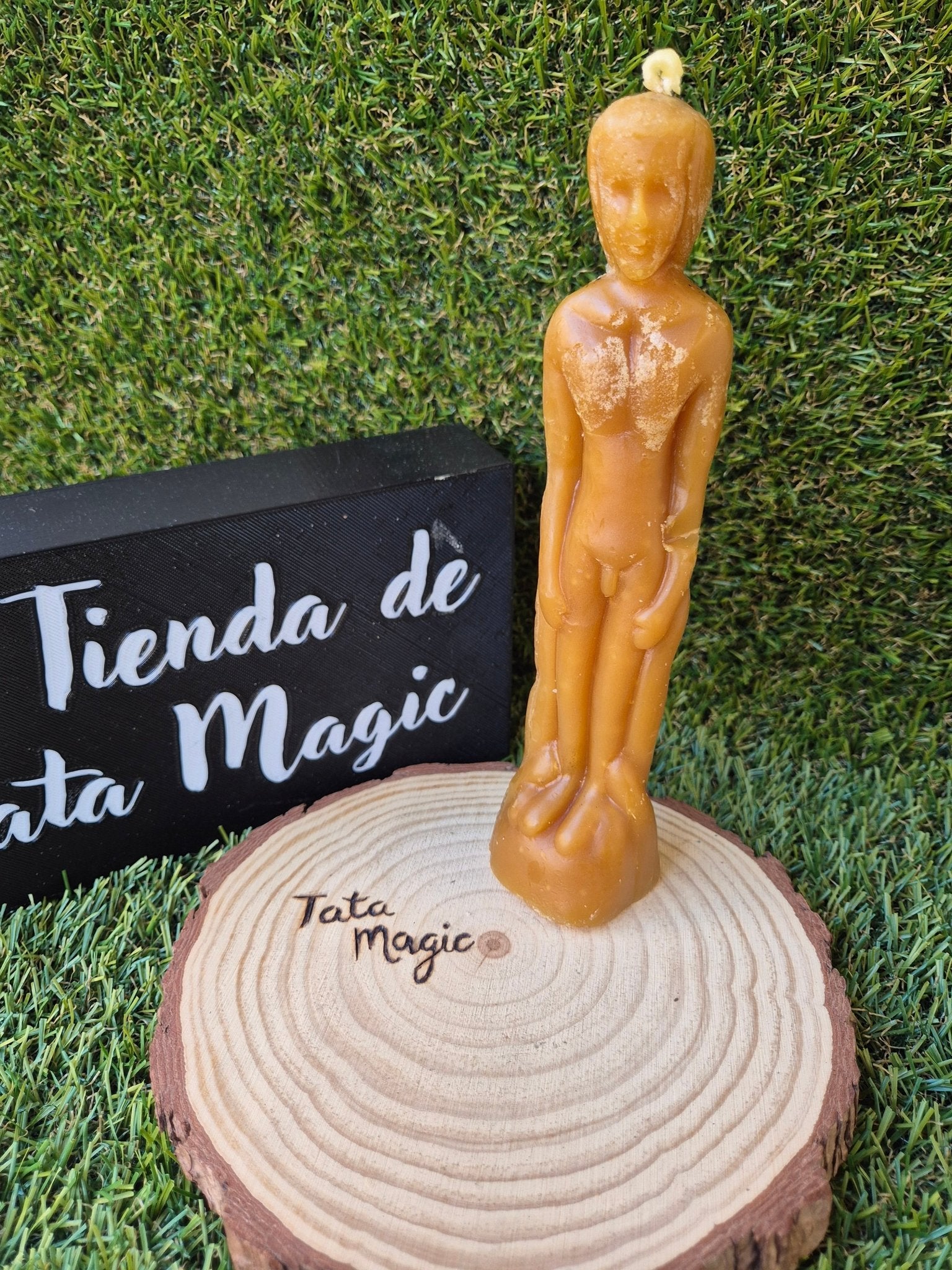 Vela de Miel Hombre Dulzura, Armonía y Atracción Positiva VelasTienda esotérica Málaga - La Tienda de Tata Magic: tienda Esotérica en Málaga