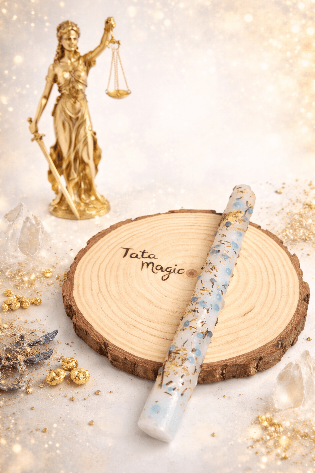 Vela Ritualizada - Justicia VelasTienda esotérica Málaga - La Tienda de Tata Magic: tienda Esotérica en Málaga