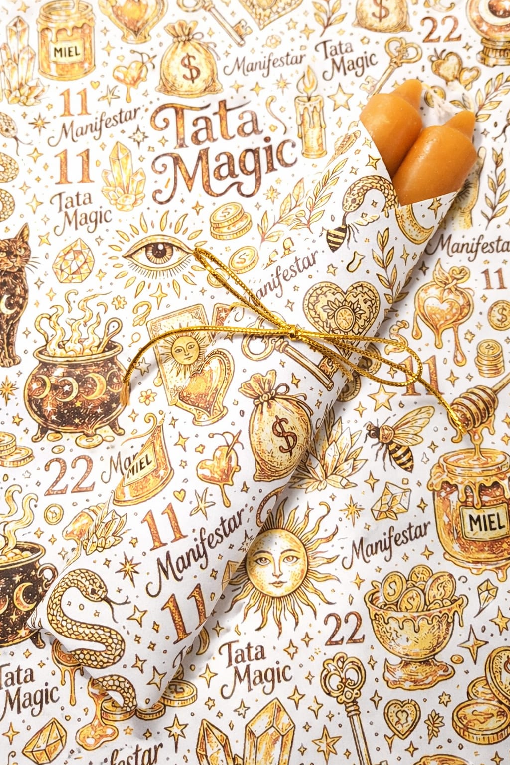 Velas de Miel Ritualizadas para manifestar el 11 y 22 · Tata Magic Velas RitualesTienda esotérica Málaga - La Tienda de Tata Magic: tienda Esotérica en Málaga